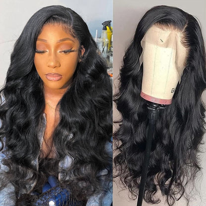 AngelBella Glory Virgin Hair 13X4 Body Wave Raw Hair Transparent Lace Frontal Human Hair Wigs