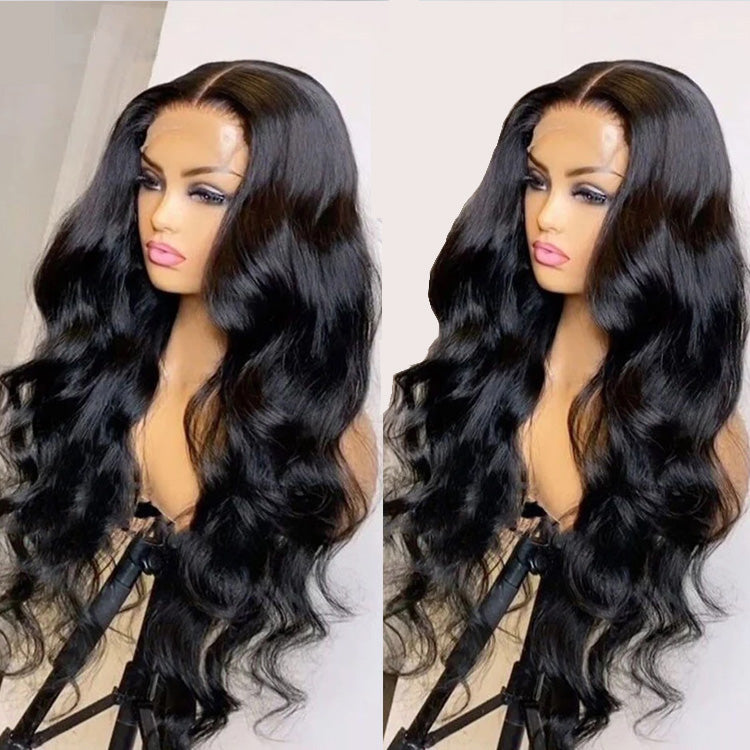 AngelBella DD Diamond Hair 13X4 Transparent Lace Frontal Body Wave Human Hair Wigs