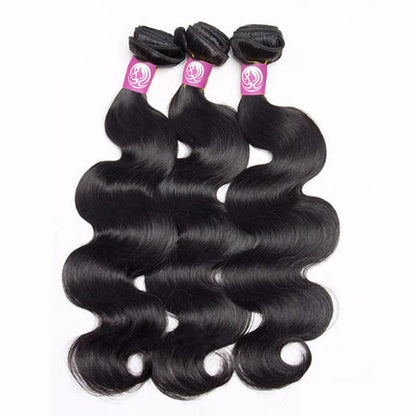 AngelBella DD Diamond Hair Natural Color Hair Weave Double Drawn 100% Human Hair Bundles