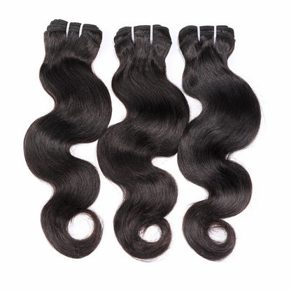 AngelBella Glory Virgin Hair Bone Straight Natural Color Hair Weave Cuticle Aligned Hair Bundles