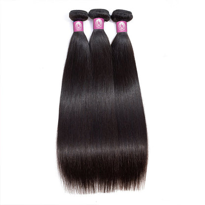 AngelBella DD Diamond Hair Natural Color Hair Weave Double Drawn 100% Human Hair Bundles