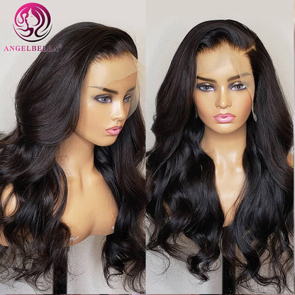 AngelBella DD Diamond Hair 13X4 HD Lace Frontal Body Wave Human Hair Wigs