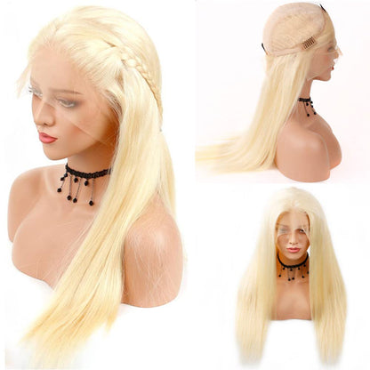 AngelBella Glory Virgin Hair 13X4 Straight Raw Hair 613 Transparent Lace Frontal Human Hair Wigs